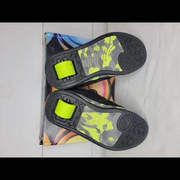 Heelys kids size 1 black & bright yellow Propel 2.0 - Picture 6 of 8